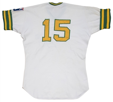 1976 Claudell Washington Game Used Oakland As Home Jersey